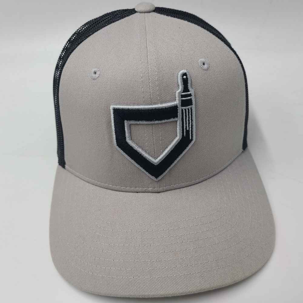 Baseballism Hat Snapback Trucker Mesh Gray Black Paint The Corner Baseball Men